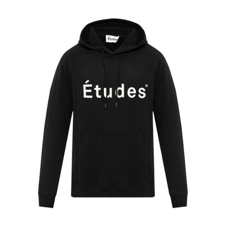 Études Hoodie with floral motif Sort, Herre