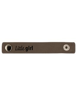 Lädermärke Little girl 2-pack