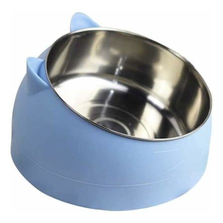 Kattematskål 400 ml rustfritt stål kjæledyrskål sklisikker base anti-søl gummiplate stor hundeskål grønn