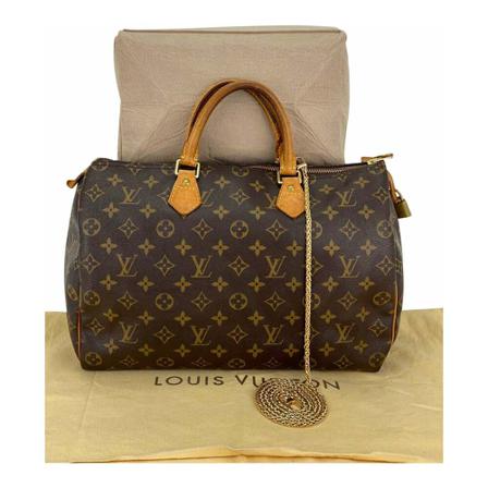 Louis Vuitton Vintage Pre-owned HandTass , Bruin , Dames , Maat: ONE Size Vintage Tassen