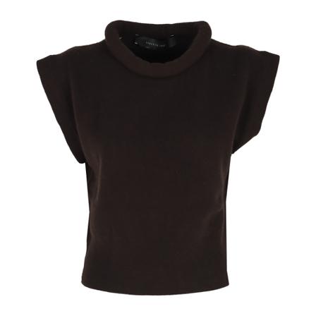 Federica Tosi Sleeveless Sweater Brun, Dame