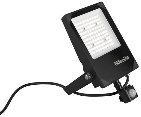 Hide-a-Lite Scout G2 7768002 Forlygte sort, 4000 K Asym, PIR sensor 50W, 7100 lm, S, Belysning