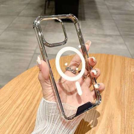 Elektropläterat Magnetiskt Fodral för iPhone 14-Serien iPhone 14 Pro