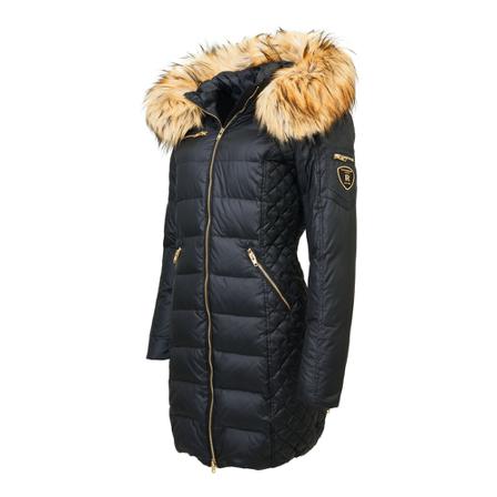 Rockandblue Ciara Jakke With Faux Fur Sort, Dame