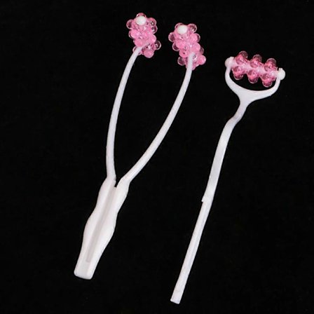 2 i 1 Nakke Ansigtsrulle Massage Hage Minceur Fjern Linjer Gave Ny