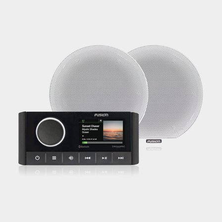 Meristereopaketti Fusion MS-RA670, 12 V, 280 W, musta + 2 merikaiutinta Fusion Signature Classic 6.5", 230 W