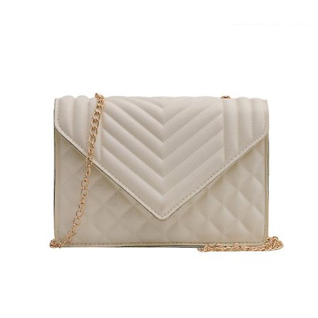 Liten crossbody-skulderpung, søt liten damehåndveske med kjede