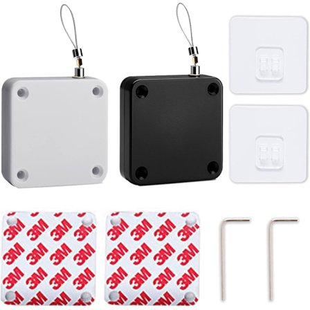 2 stk automatisk dørlukker, slagfri automatisk dørlukker, innvendig utvendig dørlukker, av dører med ulike materialer