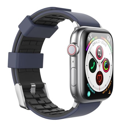 Bleu Duotone Armband för Apple Watch 45mm 44mm 42mm, Armband