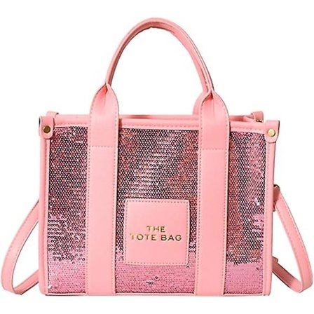 Tote Bag for Women, Shiny Leather Tote Bag Trendy Handbags Top Handle Satchel Shoulder Bag for Work and Travel