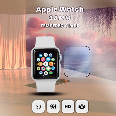 Apple Watch 38mm – Skyddsfilm i 3D – Super Kvalitet