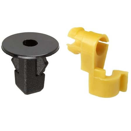 20 stk. Fender Liner Skrue Tylle Nitte Push Clips Holder med 10 dørlås 5mm Stang Clip Driver Si