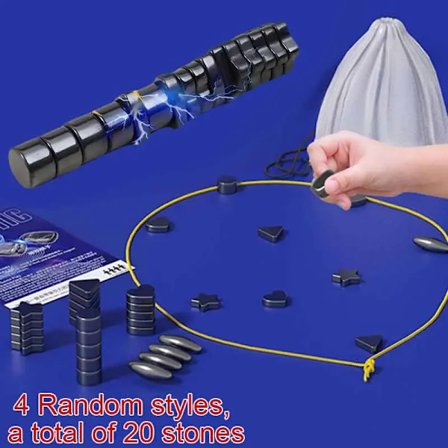 Magneettiset taitopelit – Magneetit, juhlapelit perheelle tai ystäville, 1–4 pelaajalle, älypelit