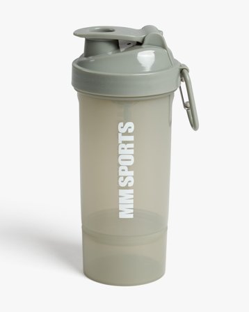 MM Sports SmartShake O2GO, Smoked Grey, Träningstillbehör, Shakers