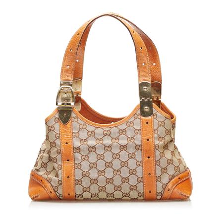 Gucci Vintage, Pre-owned Shoulder Bag Bruin, Dames, Maat:ONE Size