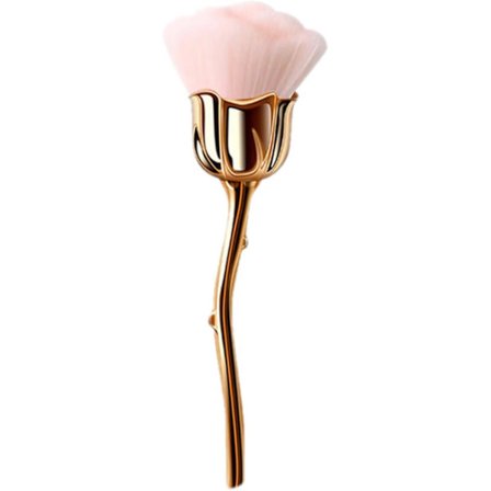 1 lös puderborste Mjuk sminkborste Fluffig foundation make-up