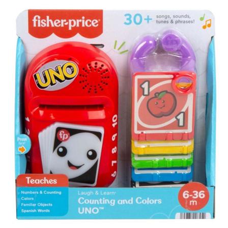 Fisher Price Uno Räkning Och Färger Sv/dk/fi/no/en Multifärg