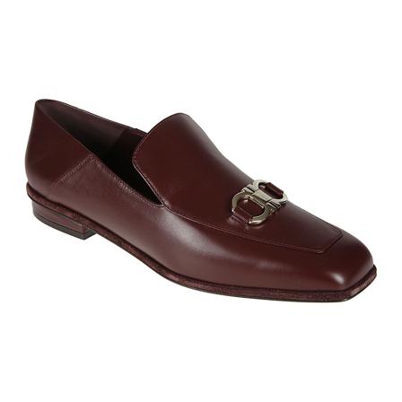 Salvatore Ferragamo, Loafers Czerwony, Kobieta, Rozmiar: 36 EU