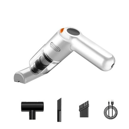 Autopölynimuri Langaton pölynimuri VALKOINEN