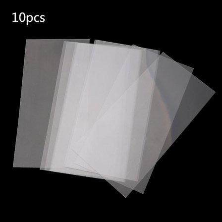 10 stk. gennemsigtig film praktiske blæk-stil filmfyld til smykke epoxy ringform