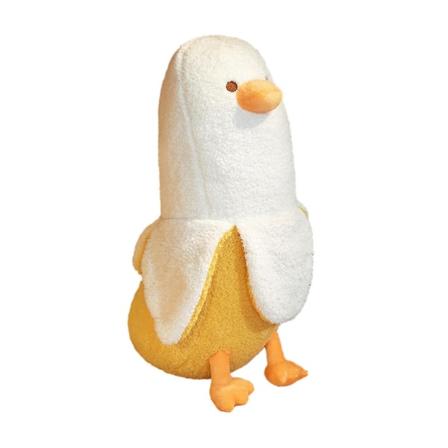 Banan Anka Plysch Leksak Söta Plysch Krama Plysch Kudde Anka Fyllda Djur För Kreativ Present - Snngv White