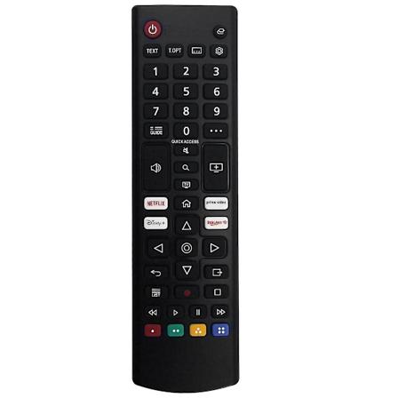 Akb76040301 Erstatt fjernkontroll for LG Smart LED LCD TV 32LM577BPUA 50UP7000PUA 60UP7670PUB 32LM577BZUA [DB]-Perfet black