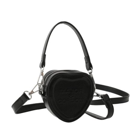 Søte hjerteformede mini crossbody-vesker Trend koreansk mote