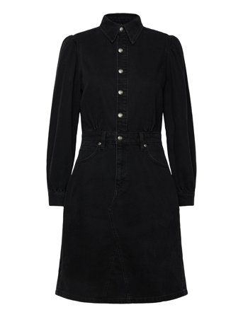 Long Sleeve Dress Black Lee Jeans