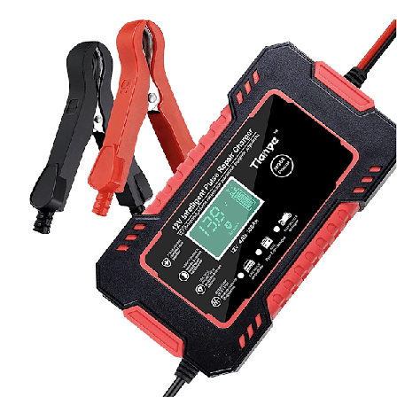 Bilbatterilader Startbatteri Booster Lagringsbatterilader 12v/24v Batterilader 12V/24V Smart Batterilader Automatisk Lading Puls