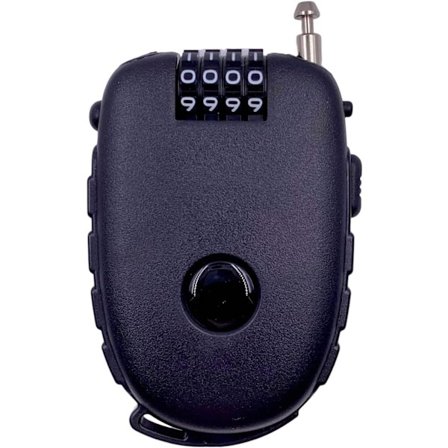 Cykellås, Kabellås, Barnvagnslås med 70 cm infällbar kabel