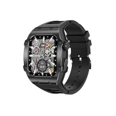 Smartwatch med Bluetooth-opkald, vandtæt design, måling af iltindhold i blodet, blodtryk, pulsmåling og skridttæller