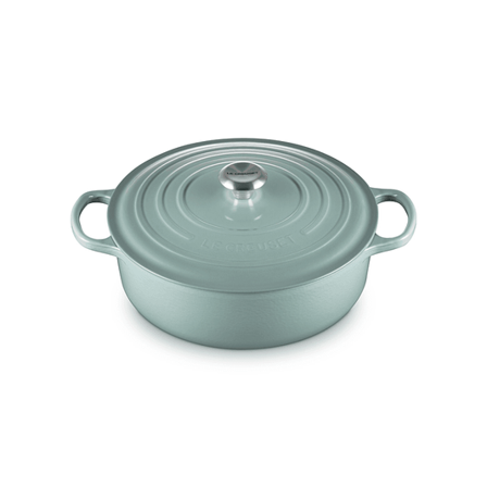 Le Creuset Støpejernsgryte Lav 30cm/6,2L Sea Salt