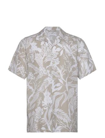 Ss Poplin Aop Seabreeze Tencel Box Patterned Knowledge Cotton Apparel
