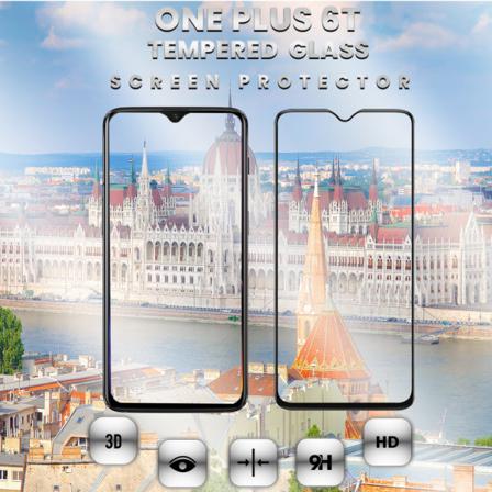 Oneplus 6t - Härdat Glas 9h-super Kvalitet 3d Skärmskydd