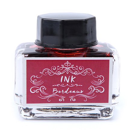 1 flaska ren färgglad 15 ml reservoarpenna bläck utan kolsyra påfyllningsbläck Studentpapper Skolkontorsmaterial