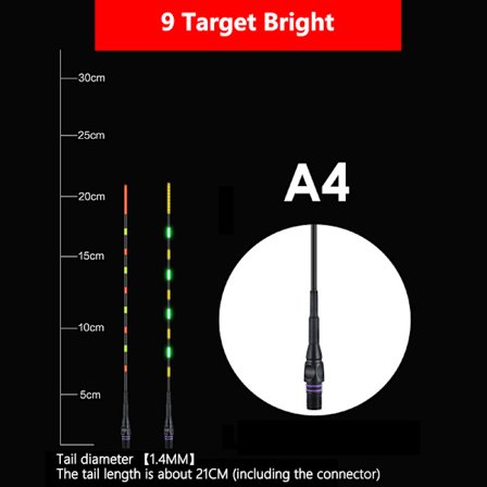 Smart Fishing Float Bite Alarm Fiskbete LED Ljus Färgändring