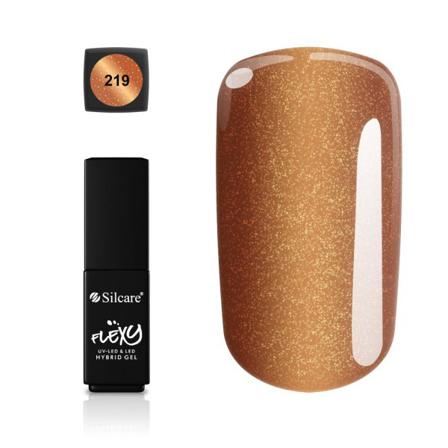 Silcare - Flexy - Hybrid Gel - Color: 219 - 4,5 Gram Guld