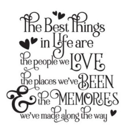 Väggdekor/Väggord - The Best Things In Life