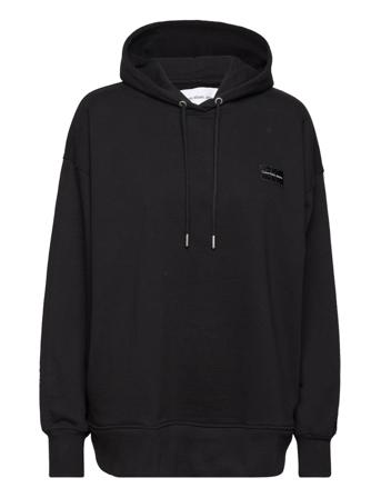 Badge Over D Hoodie Huppari Musta Calvin Klein Jeans