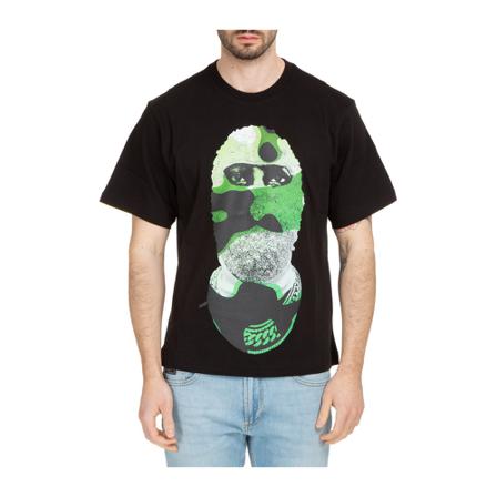 IH NOM UH NIT short sleeve t-shirt crew neckline Mask On Sort, Herre T-shirts