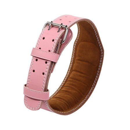 Vektløfterbelte - Laget av imitert skinn, gir korsryggstøtte M-110 cm rosa