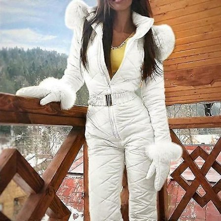Dame Vinter Varm Snødress Utendørs Sport Bukser Skidress Vanntett Jumpsuit Ny