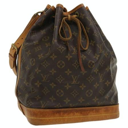 Louis Vuitton Vintage, Pre-owned Noe Monogram Bag Bruin, Dames, Maat:ONE Size,leer
