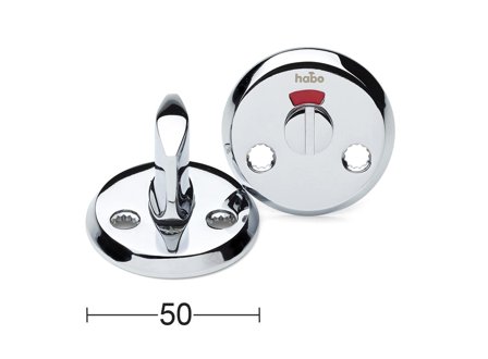 Habo A262 WC-beslag Ø49 mm, 5-pack Mattborstad, Dörrar