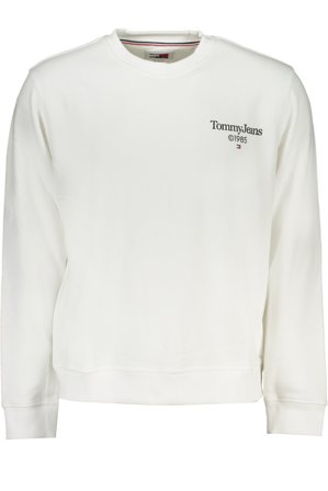 Tommy Hilfiger Felpa Senza Zip Uomo Bianco