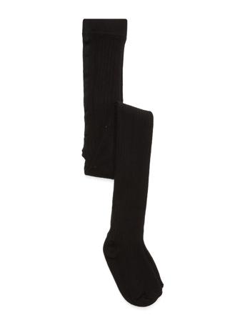Tights Bg Heavy Knit Rib 4X2 Socks & Tights Tights Sort Lindex