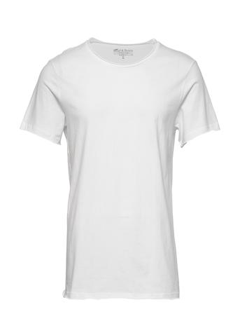 Crew-Neck Relaxed T-Shirt Tops T-shirts Short-sleeved White Bread & Boxers