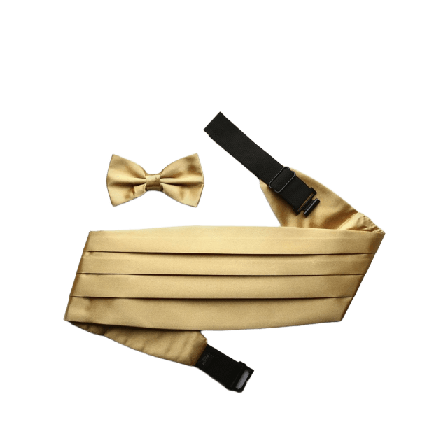 John Henric Cummerbund Kostymtillbehör Herr Guld ONESIZE