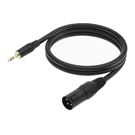 3,5 mm til XLR Kabeladapter Balanceret 1/8 Tomme Mini Jack TRS Stereo til 3-Pin XLR Han Mikrofon Lydkabel 100cm-Perfet