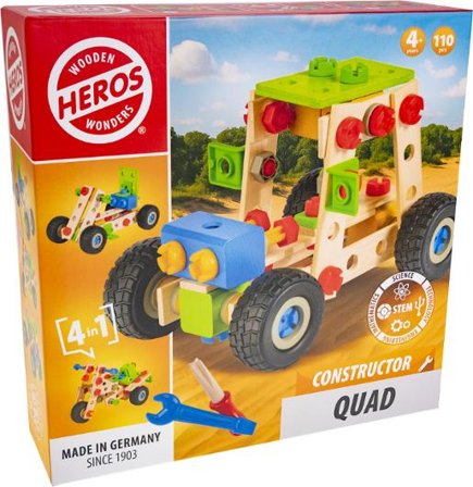 Byggkonstruktion Fordon 110 delar - Lyreco - Skola och förskola - Lekmaterial - Bygglek, konstruktion och mosaik